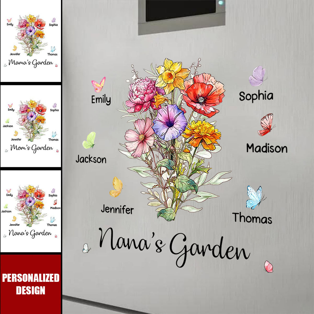 A Garden Made Of Love - Personalized Decal Sticker