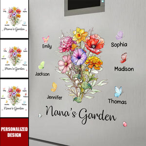 A Garden Made Of Love - Personalized Decal Sticker