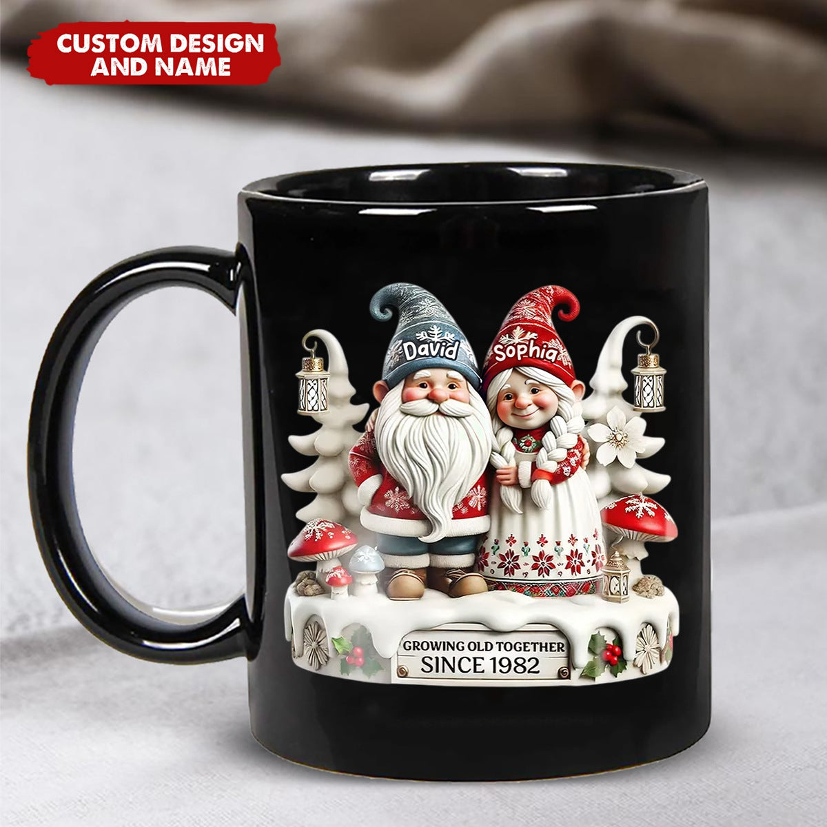 Personalized Couple Together Mug - Gift For Couple,Husband, Wife