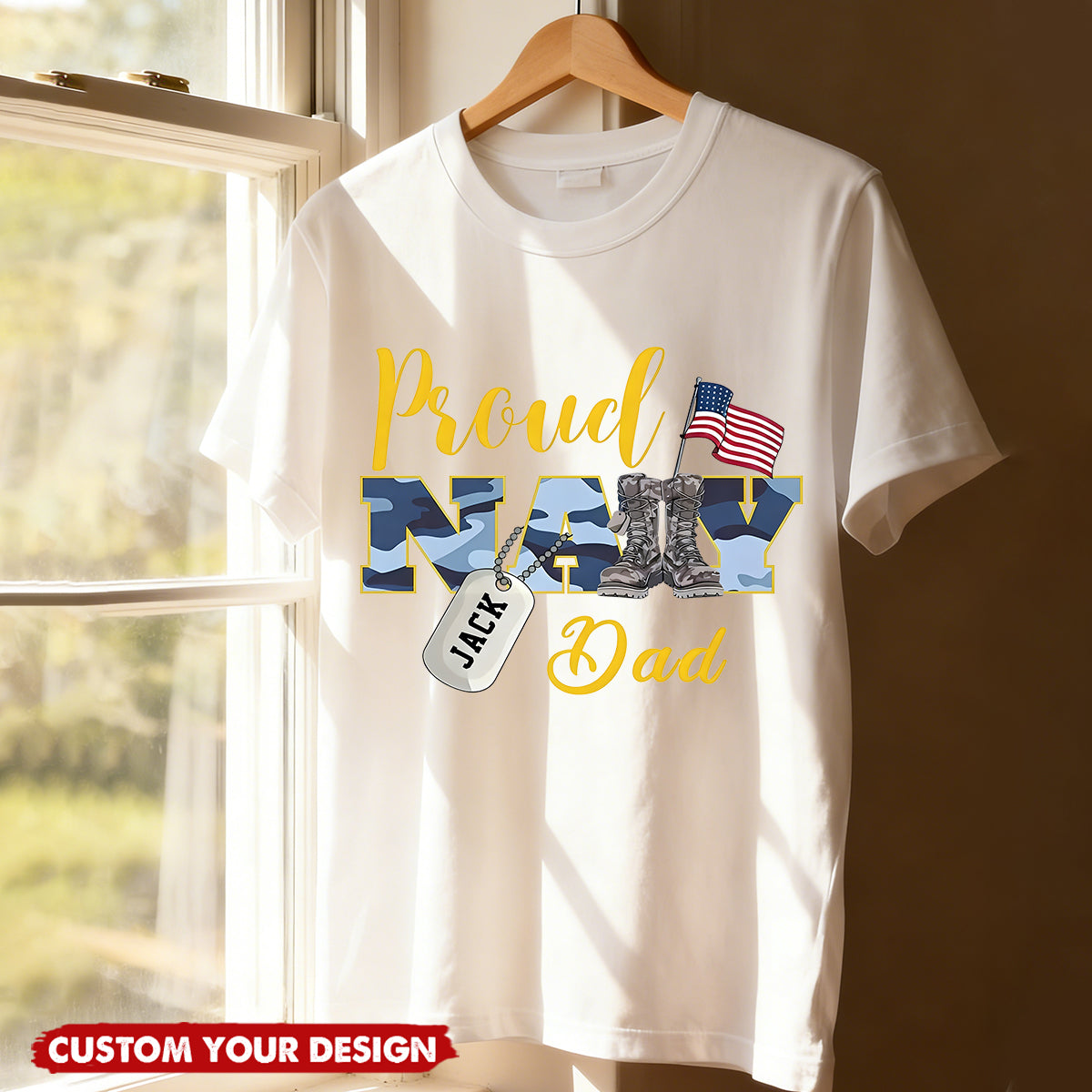 Custom Proud Navy Family Mom Dad Sister Brother Shirts,  Military Family Gift