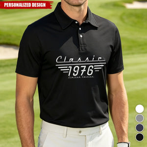 Vintage Classic Limited Edition Custom Year Polo Shirt - Gift for Him