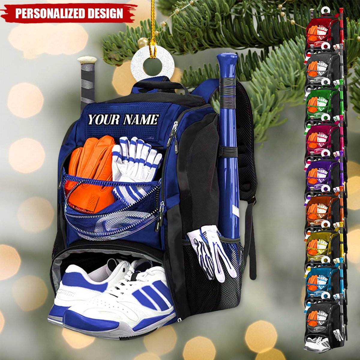 Personalized Baseball Christmas Ornaments-Gifts For Baseball Lovers-2024 New Release