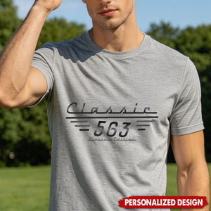 Personalized Classic Custom Birth Year Limited Edition T-Shirt - Father's Day Gifts