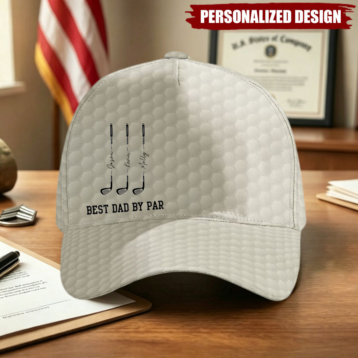 Personalized Golf Clubs with Children’s Names - Gift for father or grandpa