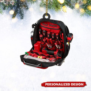 2024 New Release Personalized Electrician Tool Box Christmas Ornament, Tool Box Ornament, Electrician Lovers Ornament