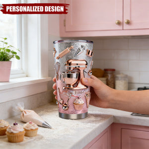 Custom Name Baking Tumbler – Perfect Gift for Bakers, Baking Lover