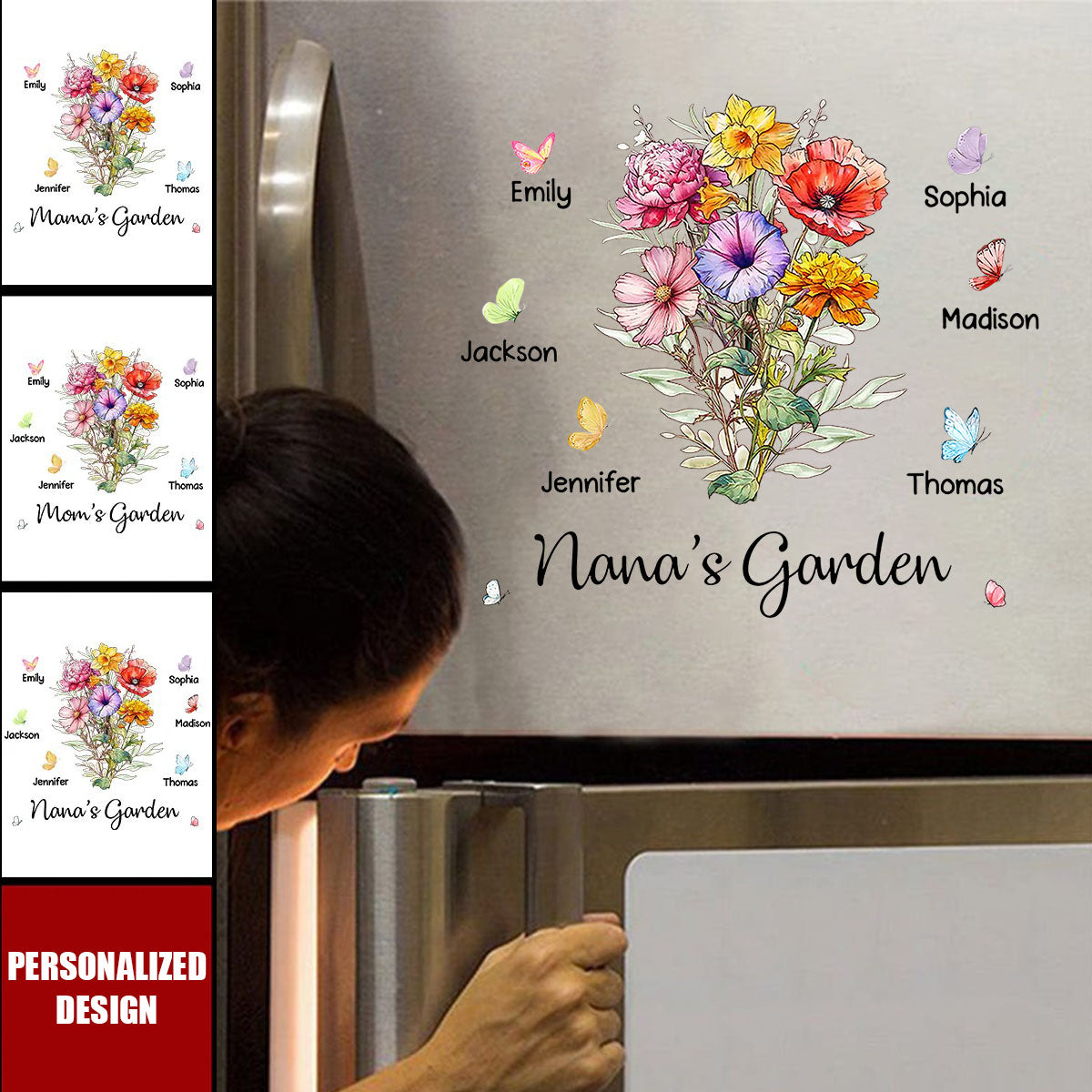 A Garden Made Of Love - Personalized Decal Sticker