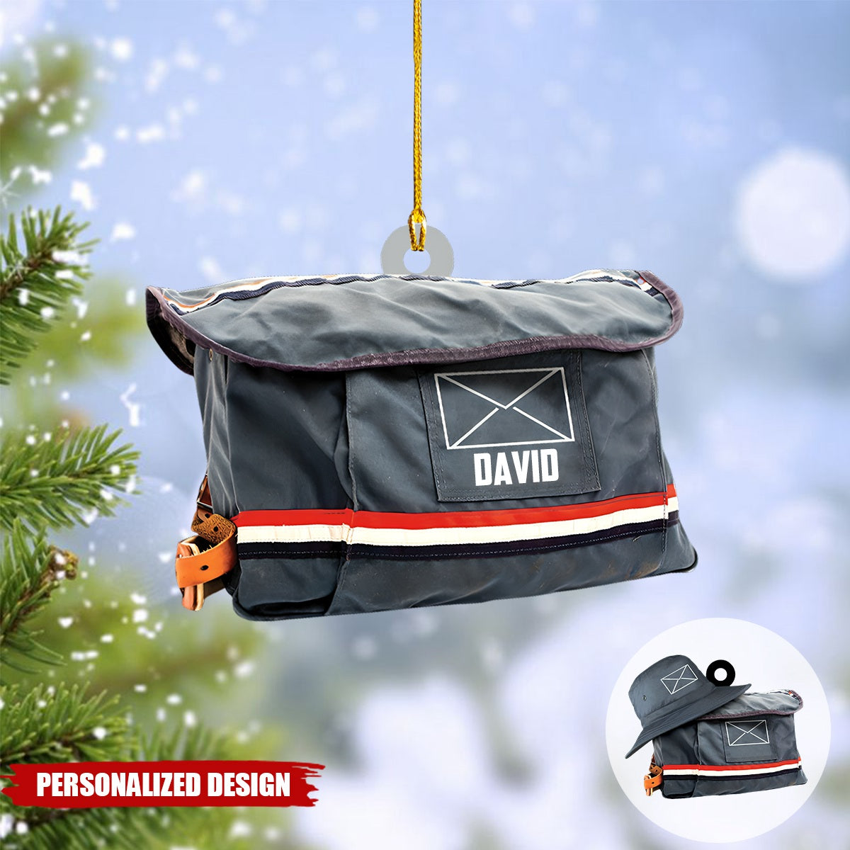 Personalized Postal Worker Ornament-Gift For Mail Carrier-2024 New Release