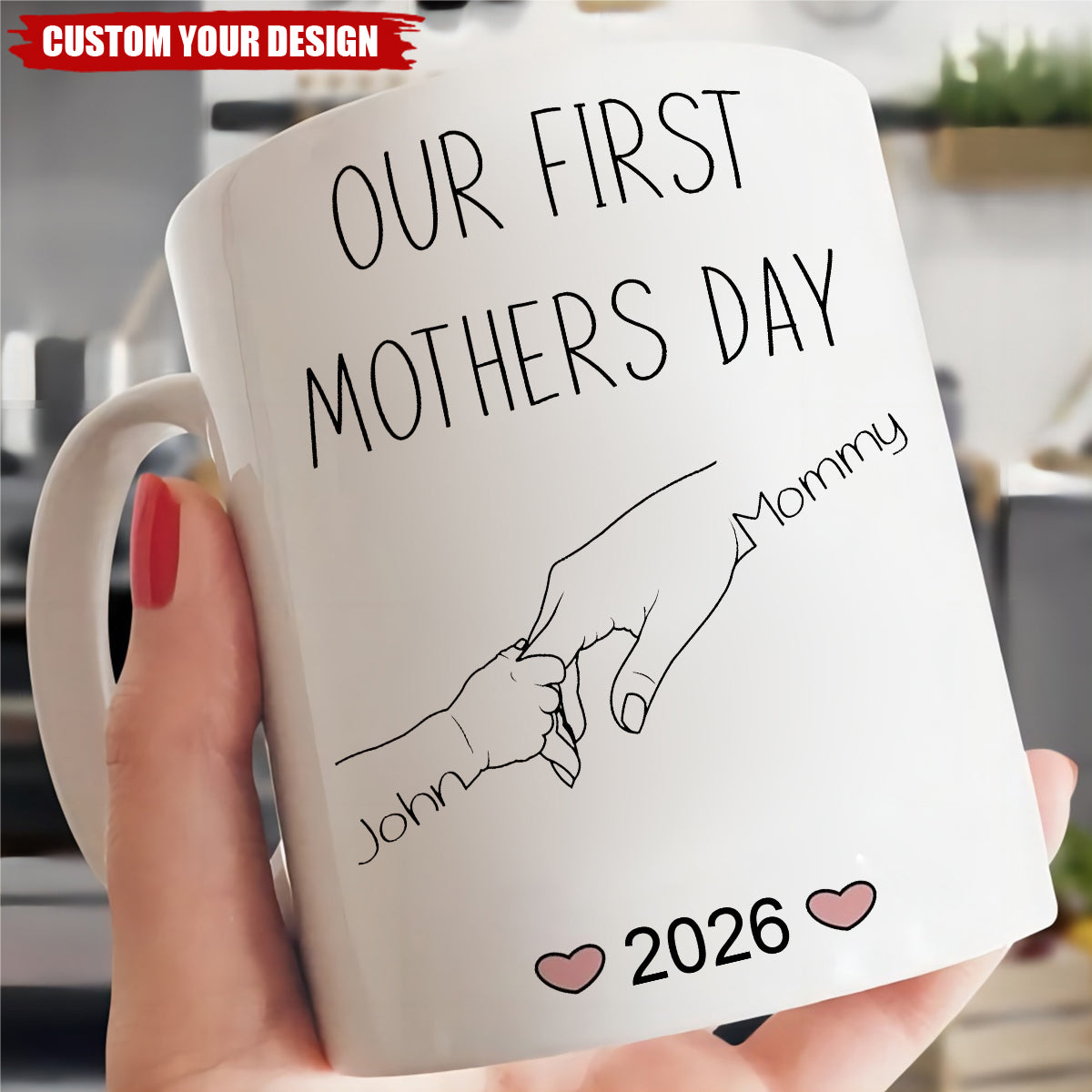 Personalized First Mother's Day Mug - New Mom Gift