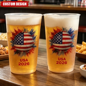 Personalized Soccer Cups - Custom Country Flags