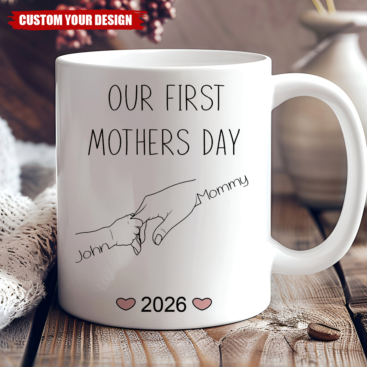 Personalized First Mother's Day Mug - New Mom Gift
