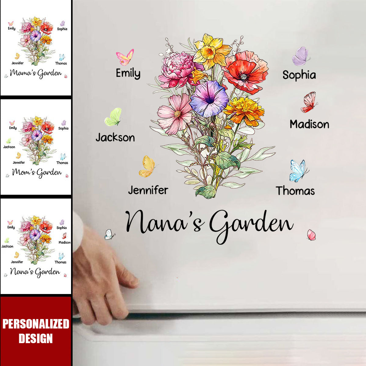 A Garden Made Of Love - Personalized Decal Sticker