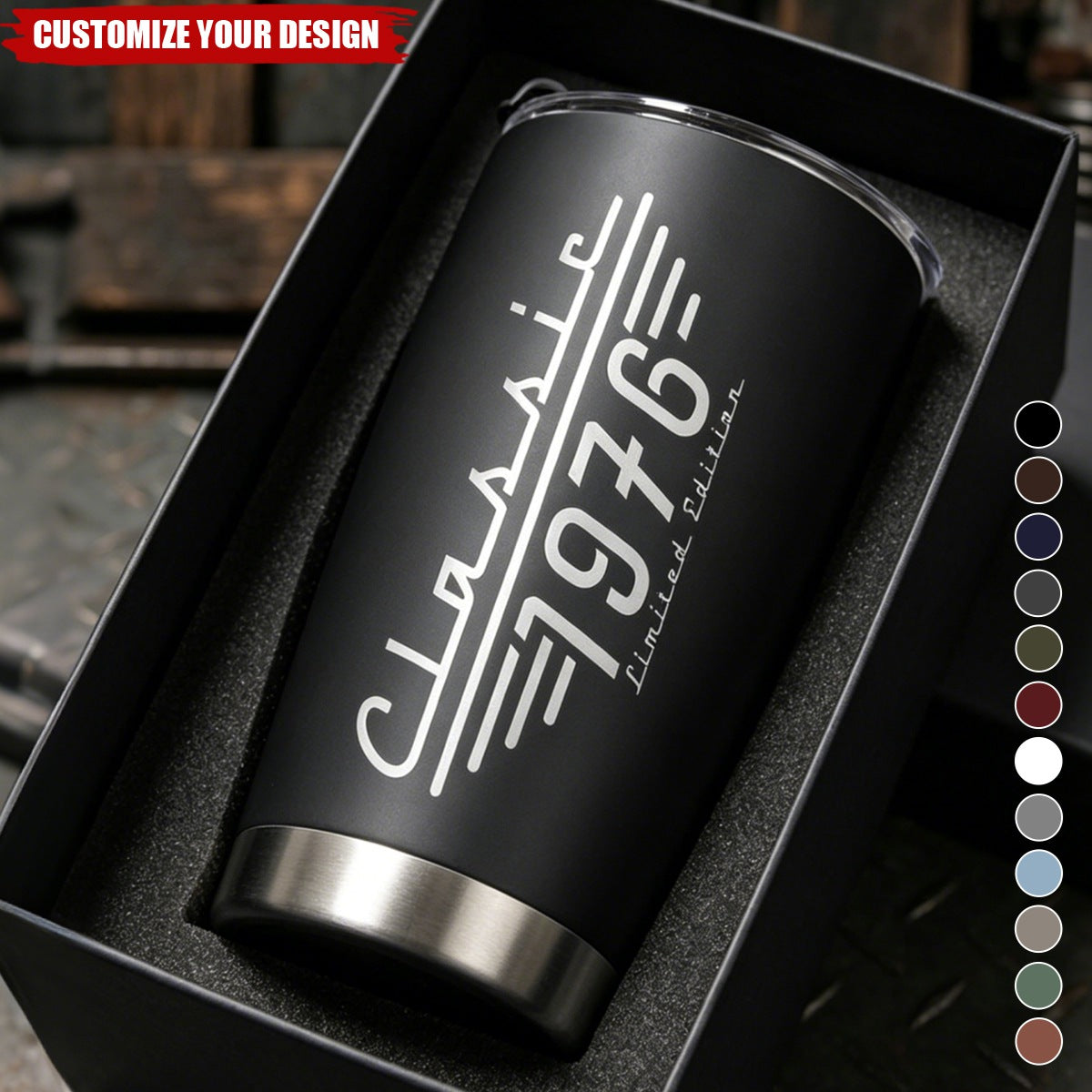 Custom Classic Limited Edition Birth Year Tumbler