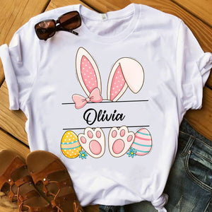 Custom Easter Bunny Name T-Shirt