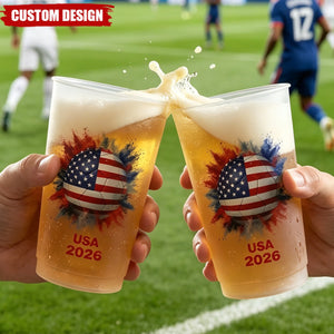 Personalized Soccer Cups - Custom Country Flags