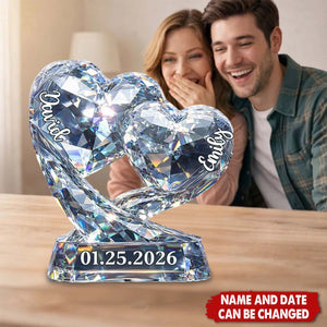Personalized Heart Plaque – Valentine’s Day Gift for Couples