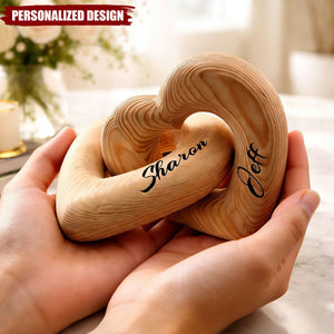 Personalized Infinity Heart Sculpture — Perfect Valentine’s Day Gift