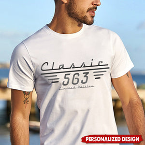 Personalized Classic Custom Birth Year Limited Edition T-Shirt - Father's Day Gifts