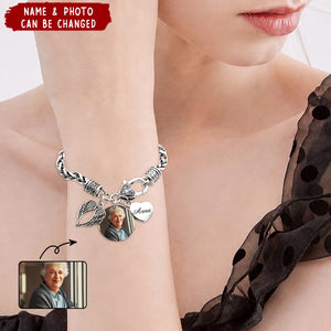 Custom Photo I'll Carry You Personalized Bracelet - Memorial Gift For Family