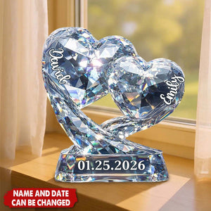 Personalized Heart Plaque – Valentine’s Day Gift for Couples