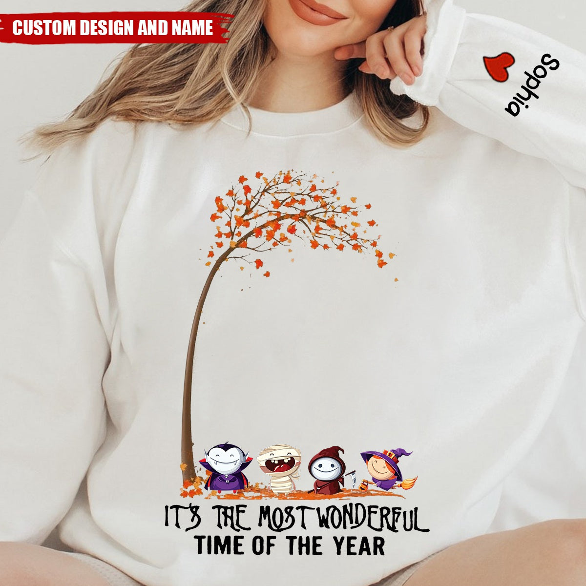 It's the Most Wonderful Time of the Year Halloween Sweatshirt, Vintage Halloween Sweatshirt