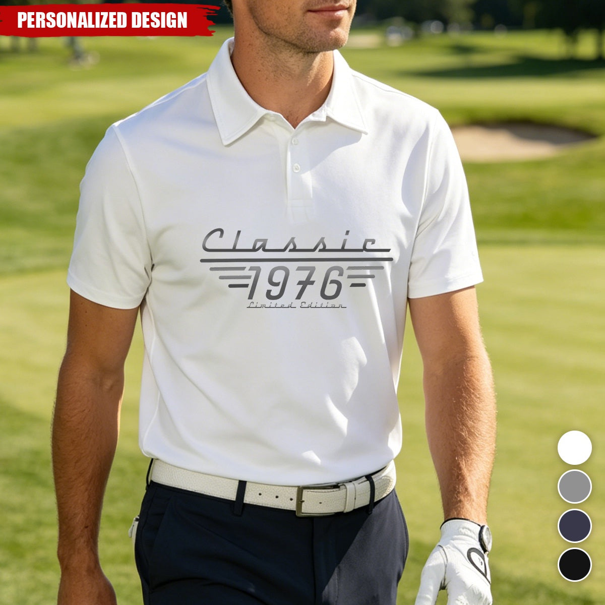 Vintage Classic Limited Edition Custom Year Polo Shirt - Gift for Him