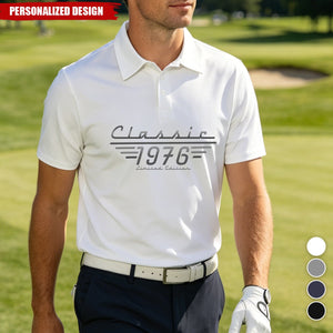 Vintage Classic Limited Edition Custom Year Polo Shirt - Gift for Him