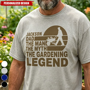 Personalized Name Gardening T-Shirt - Plant Enthusiast Keepsake