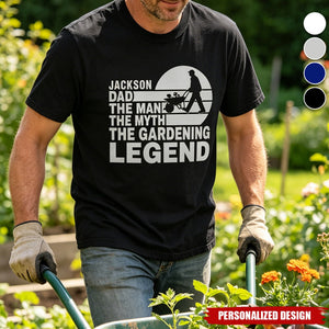 Personalized Name Gardening T-Shirt - Plant Enthusiast Keepsake