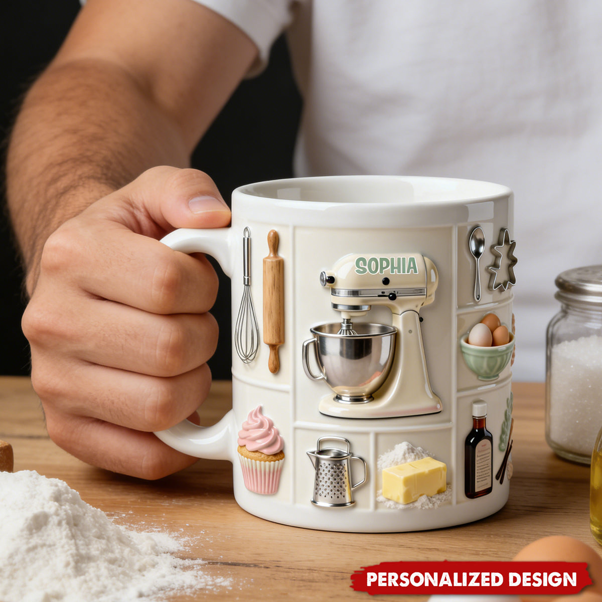 Personalized Sweet Baker Coffee Mug - Perfect Gift for Bakers & Coffee Lovers