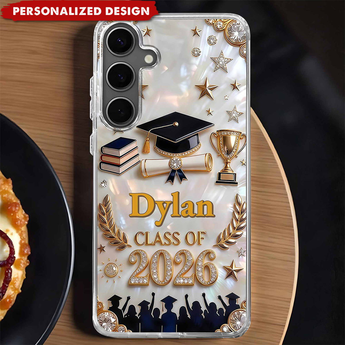 Personalized Graduation Phone Case - Custom Name Gift For Graduates