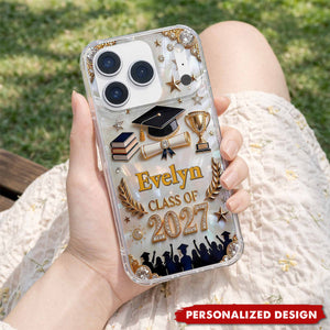 Personalized Graduation Phone Case - Custom Name Gift For Graduates