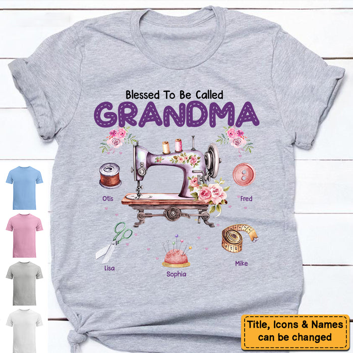 Gift for Grandma Sewing Set Shirt