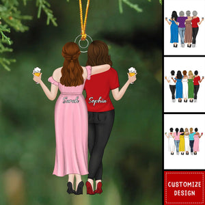 Friends Like Stars - Personalized Acrylic Ornament - 2024 New Release