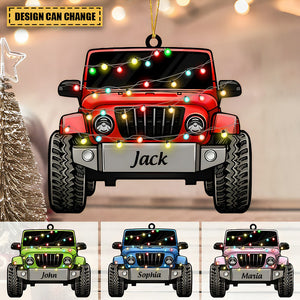 Personalized off-road Car Acrylic Ornament-Christmas Gift For Friends & Family