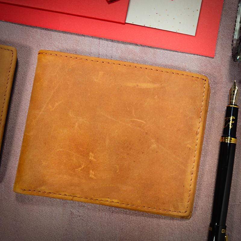 Mom To Son - Genuine Premium Leather Card Wallet