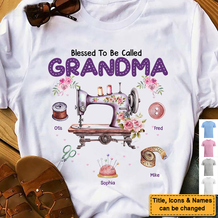 Gift for Grandma Sewing Set Shirt