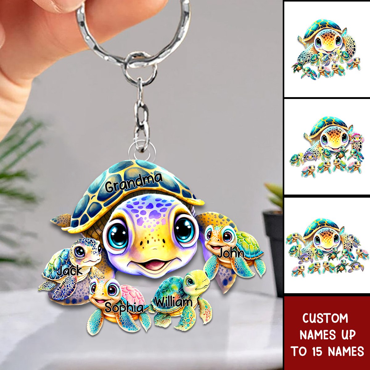 This Grandma Belongs To Acrylic Keychain