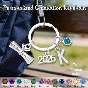 2026 Graduation Keychain - Personalised Gift for Graduates