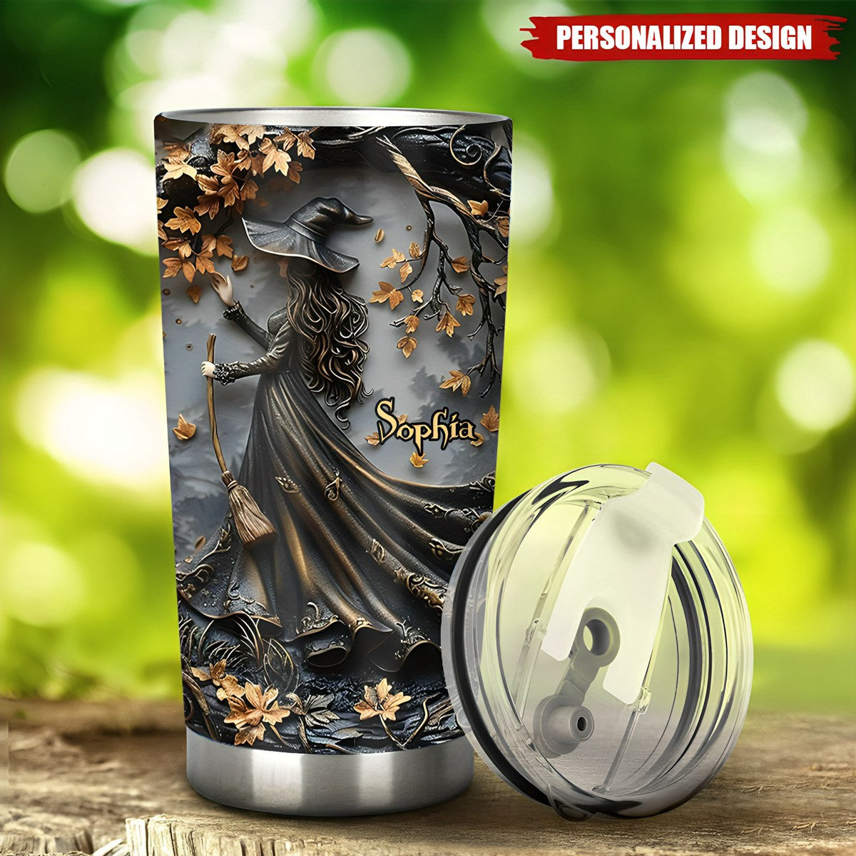 Beautiful Witch - Personalized Witch Tumbler
