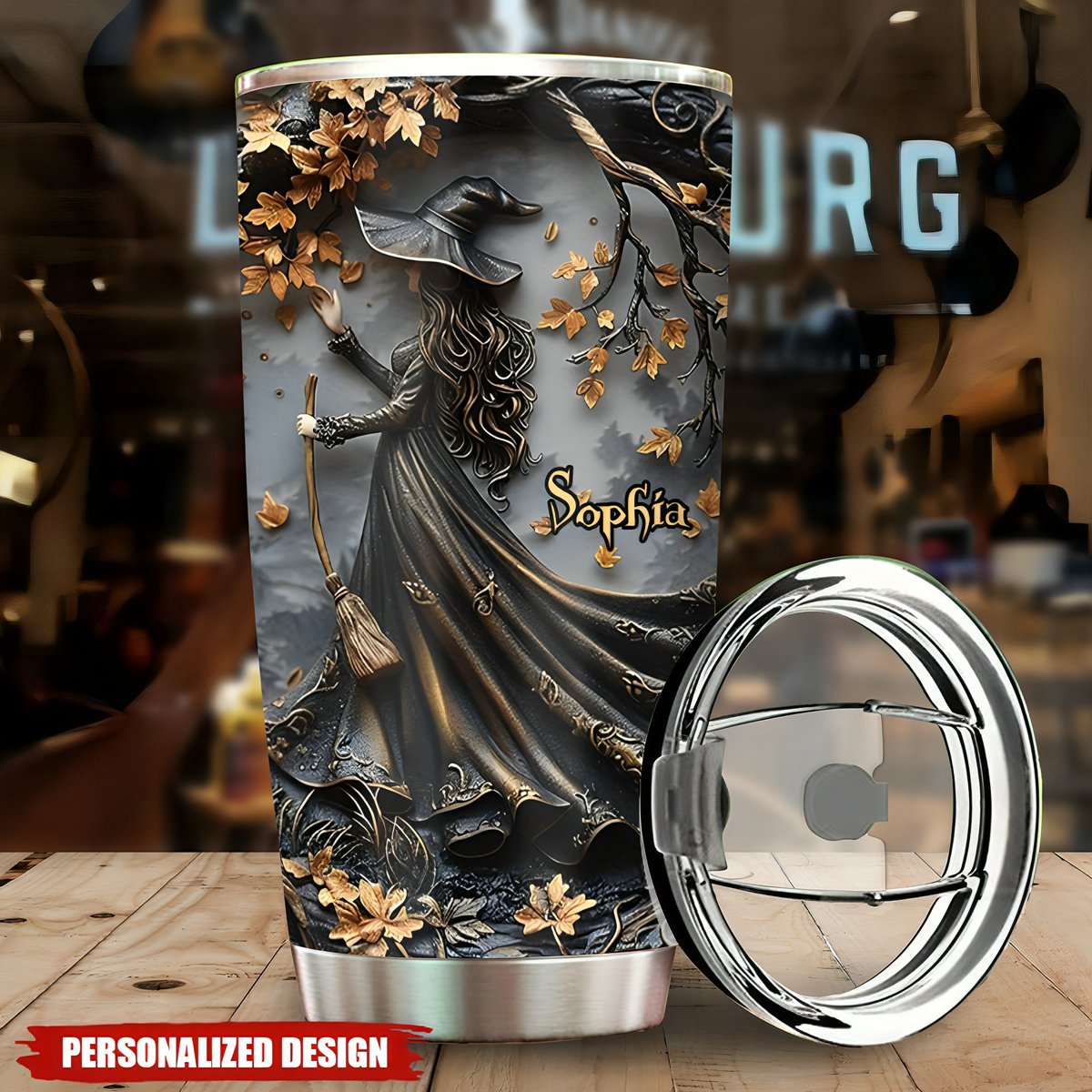 Beautiful Witch - Personalized Witch Tumbler