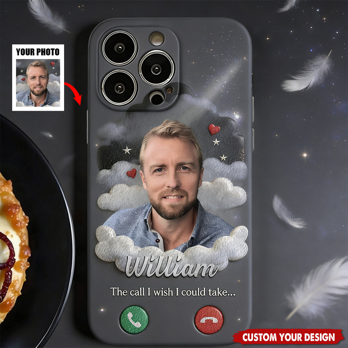 The Call I Wish I Could Take - Personalized Memorial Phone Case