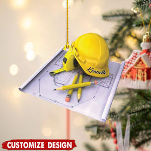 Personalized Mechanic Civil Engineer Christmas Ornament Gift For Engineer-2024 New Release