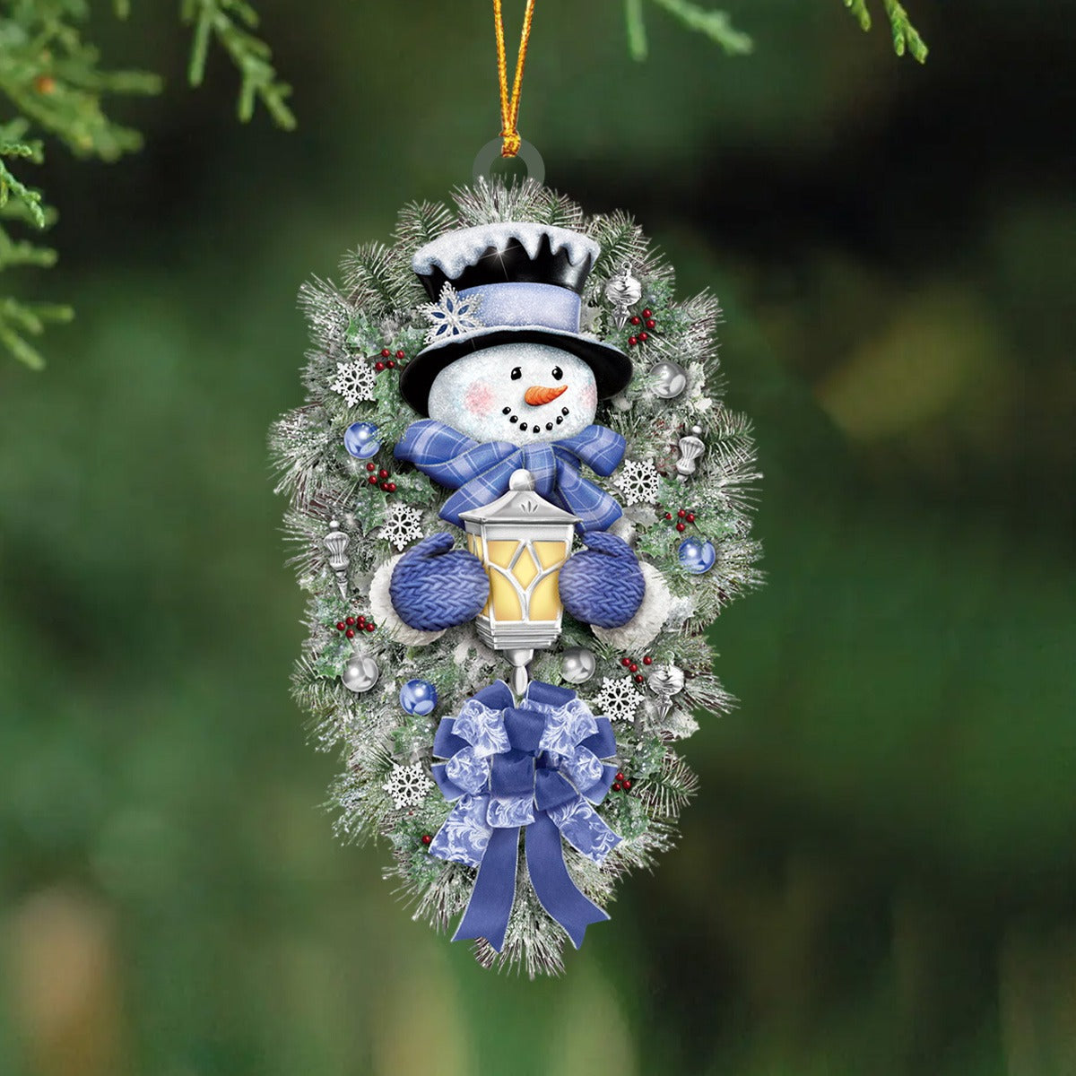 A Warm Winter Welcome snowman Christmas Acrylic Ornament - 2024 New Release