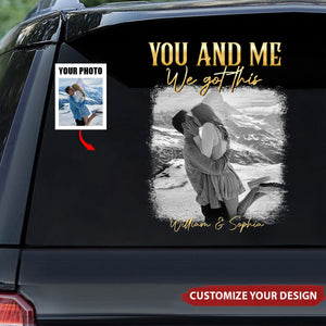 You & Me We Got This Vintage 90s - Personalized Photo Decal