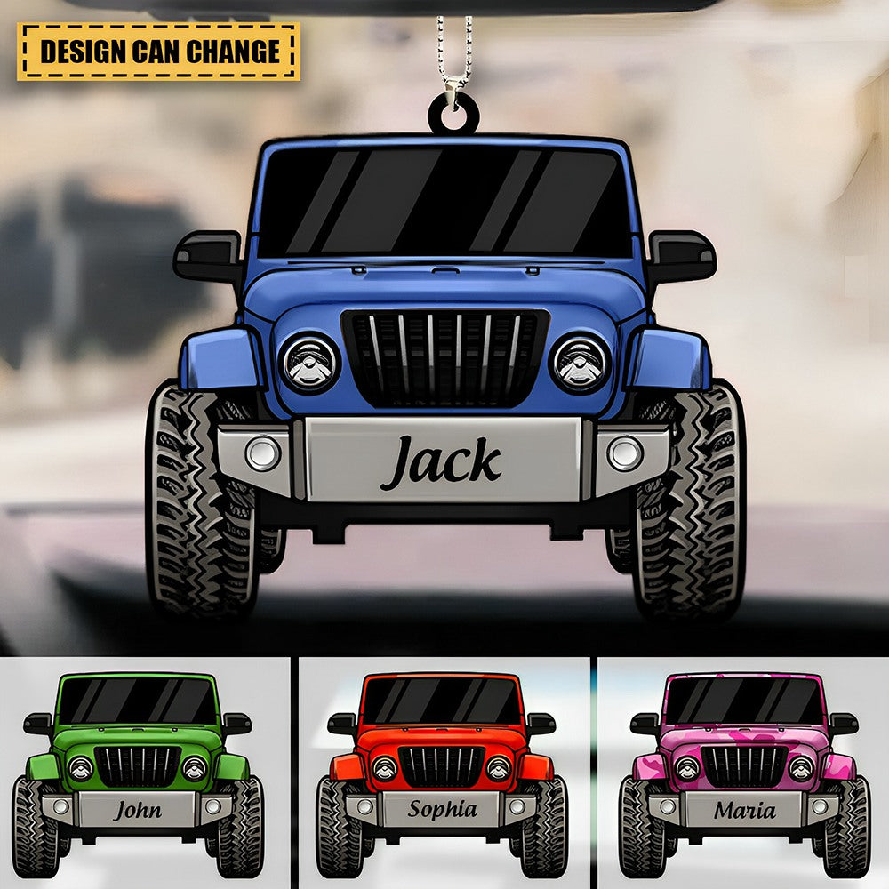 Personalized off-road Car Acrylic Ornament-Gift For Friends & Family