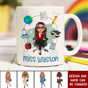 Teacher Mug School Things Personalized Mug, Back To School Gift