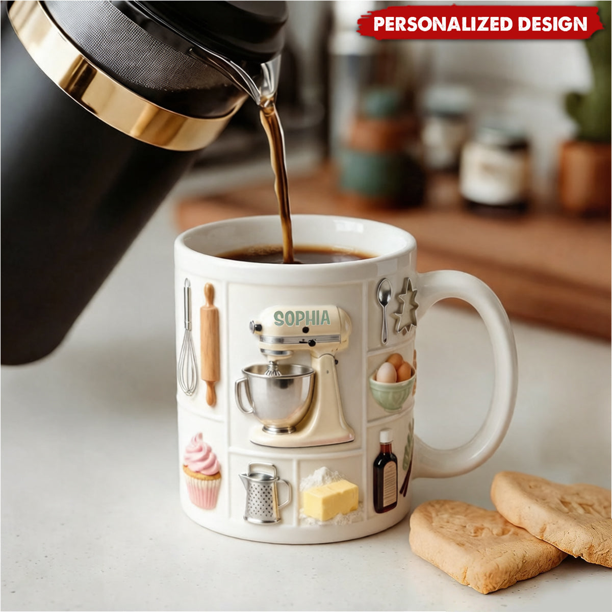 Personalized Sweet Baker Coffee Mug - Perfect Gift for Bakers & Coffee Lovers