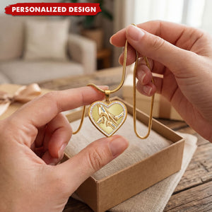 Personalized Name Family Heart Necklace - Mother's Day Gift