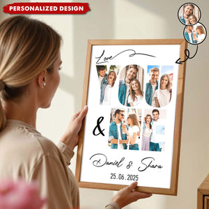 Personalized "You & Me" Photo Poster —  Perfect Anniversary Gift